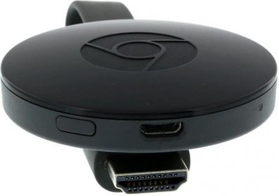 Медіаплеєр Google Chromecast 2nd Generation Black (GA3A00093-A14-Z01)