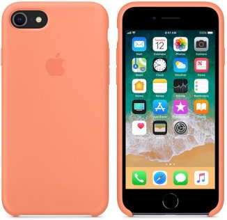 for iPhone  7/8  - Silicone Case Peach