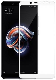 for Xiaomi Redmi Note 5 - Glass Screen CP plus FG White