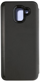 for Samsung J6 2018 - MIRROR View cover Black