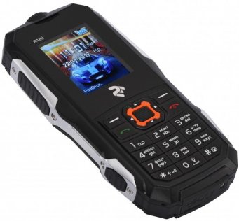 Мобільний телефон TWOE R180 Black (R180 DS Black)
