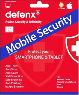 Програмне забезпечення Антивірус Defenx Mobile Security Suite на 1 рік для 1 користувача (ESD)