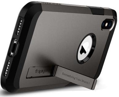 Чохол Spigen for iPhone XS - Tough Armor Black (063CS25118)