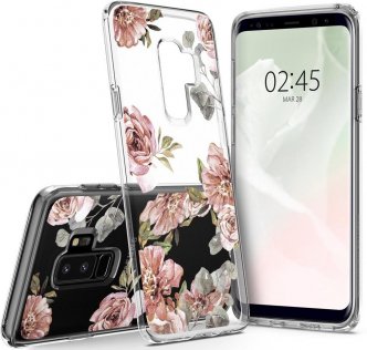Чохол-накладка Spigen для Samsung Galaxy S9 Plus - Liquid Crystal Blossom Flower