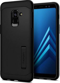 Чохол-накладка Spigen для Samsung Galaxy A8 2018 - Slim Armor Black