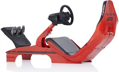 Крісло ігрове Playseat F1, з кріпленням для керма та педалей, Red