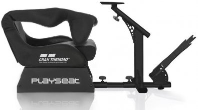 Крісло ігрове Playseat Gran Turismo, з кріпленням для керма та педалей, Black