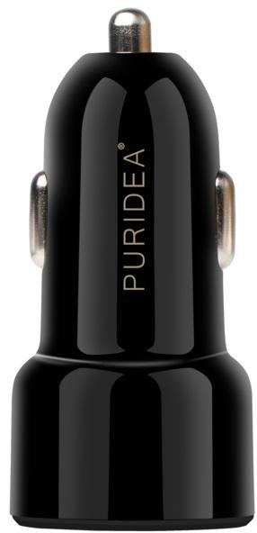 Зарядний пристрій Puridea CC02 2xUSB Black (CC02-Black)