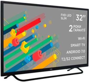 Телевізор LED Ergo LE32CT5550AK (Android TV, Wi-Fi, 1920x1080)