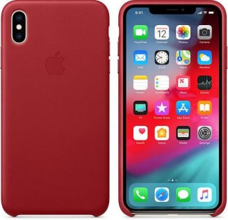 Чохол Apple for iPhone XS - Leather Case Product Red (MRWK2)