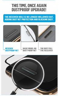 Захисне скло Blueo for Apple iPhone X/Xs - Dustproof Stealth Black