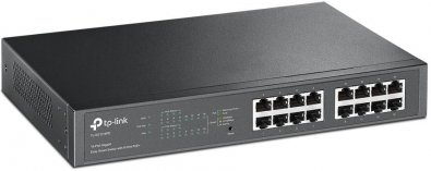 Switch, 16 ports Tp-Link TL-SG1016DE, 16xLAN(10/100/1000) Easy Smart