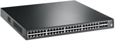 Switch, 52 ports, TP-Link T3700G-52TQ 48xLAN(10/100/1000), 4xSFP, USB, керований L3