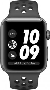Смарт годинник Apple Watch Nike+ Series 3 GPS 42mm Space Grey Aluminium Case with Anthracite/Black Nike Sport Band (MTF42)