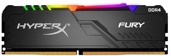 Оперативна пам’ять Kingston HyperX Fury RGB Black DDR4 1x8GB HX426C16FB3A/8