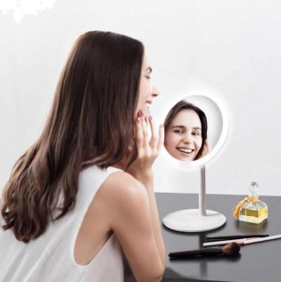 Дзеркало для макіяжу із LED підсвіткою Xiaomi AMIRO Mini AML004 White