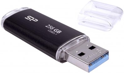Флешка USB Silicon Power Blaze B02 256GB SP256GBUF3B02V1K Black