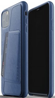 Чохол-накладка MUJJO для iPhone 11 Pro Max - Full Leather Wallet, Monaco Blue