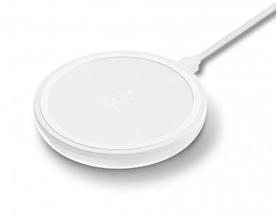Зарядний пристрій Belkin Qi Wireless Charging Pad 10W White (F7U088BTWHT)