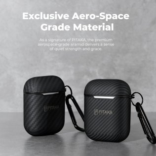 Чохол Pitaka for Apple AirPods - Air Pal Mini Black/Grey (APM1001)