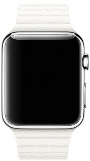 Ремінець HiC for Apple Watch 42/44mm - Leather Loop Band White (EW - 13 )