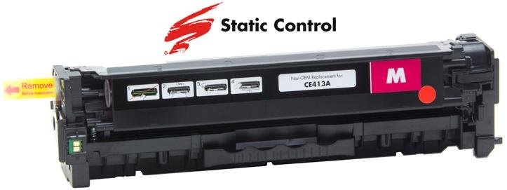 Совместимый картридж Static Control HP CLJP CE413A (305A) Magenta (002-01-SE413A)