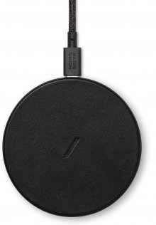 Зарядний пристрій Native Union Drop Classic Leather Wireless Charger 10W Black (DROP-BLK-CLTHR-NP)
