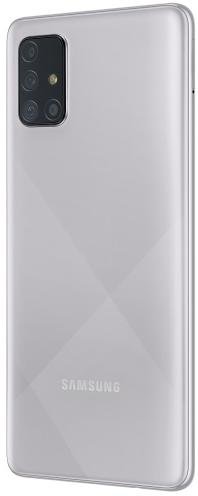 Смартфон Samsung Galaxy A71 A715 / 6/128GB SM-A715FMSUSEK Metallic Silver
