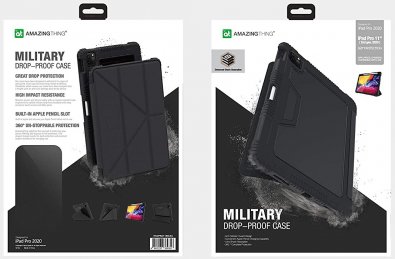 Чохол для планшета AMAZINGthing for Apple iPad Pro 11 2020 - Drop-proof Folio Case Black (IPADPRO11BKCAS)