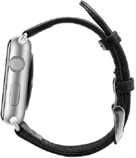 Ремінець JISON for Apple Watch 42/44mm - Leather Loop Band Black