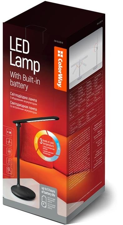 Лампа ColorWay CW-DL02B-B Black