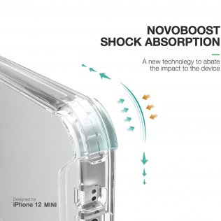 Чохол AMAZINGthing for iPhone 12 mini - Anti-Microbial Novoboost DROP PROOF Case - Crystal (IPHONE54NBCC)