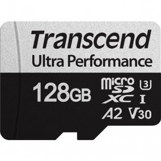 Карта пам'яті Transcend 340S UHS-I U3 V30 A2 Micro SDXC 128GB (TS128GUSD340S)