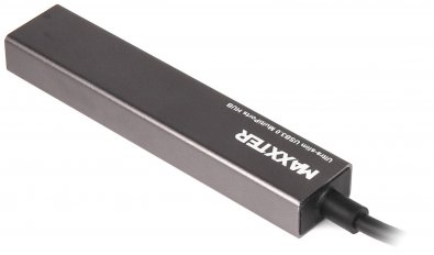USB-хаб Maxxter HU3A-4P-02 Dark Grey