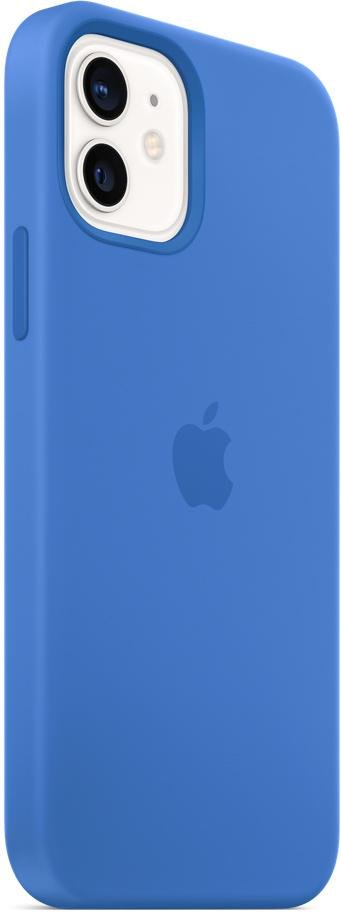 Чохол Apple for iPhone 12/12 Pro - Silicone Case with MagSafe Capri Blue (MJYY3)