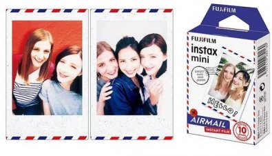 Фотопапір 54х86 mm Fujifilm Colorfilm INSTAX MINI Airmail 10 аркушів (70100139610)