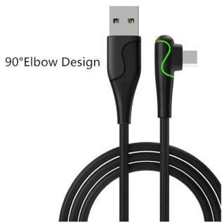Кабель T-PHOX Rainbow T-M835 AM / Micro USB 1.2m Black (T-M835 black)