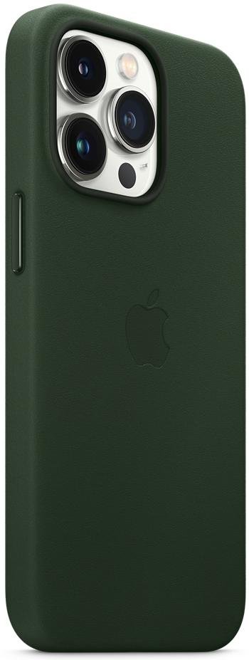 Чохол Apple for iPhone 13 Pro - Leather Case with MagSafe Sequoia Green (MM1G3)
