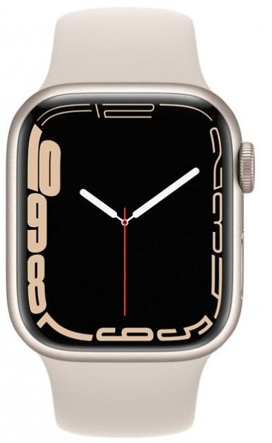 Смарт годинник Apple Watch Series 7 GPS - 41mm Starlight Aluminum Case (MKMY3)