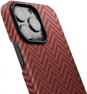 Чохол Pitaka for iPhone 13 Pro - MagEZ Case 2 Herringbone Red/Orange (KI1307P)