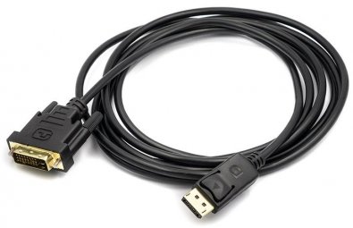 Кабель PowerPlant DisplayPort / DVI 3m Black (CA911165)