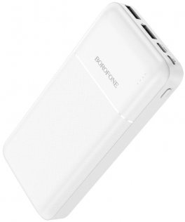 Батарея універсальна BOROFONE BJ16A 20000mAh White (BJ16A White)