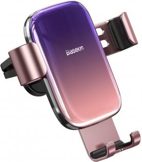 Кріплення для мобільного телефону Baseus Glaze Gravity Car Mount Pink (SUYL-LG04)