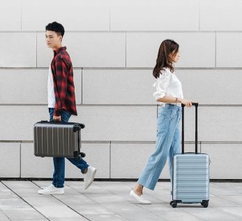 Дорожня сумка Xiaomi Ninetygo Business Travel Luggage 28inch Titanium Grey (6970055344883)