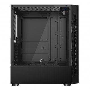 Корпус 1stPlayer D4-4R1-BK Black with window