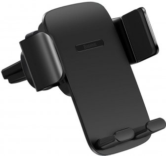 Кріплення для мобільного телефону Baseus Easy Control Pro Clamp Car Mount Holder /Air Outlet Version/ Black (SUYK010101)