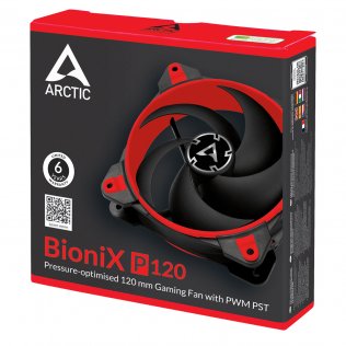Вентилятор для корпуса Arctic BioniX P120 Red (ACFAN00115A)