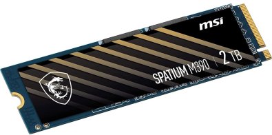 SSD-накопичувач MSI Spatium M390 2280 PCIe 3.0 x4 NVMe 2TB (S78-440Q350-P83)