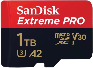 Карта пам'яті SanDisk Extreme Pro A2 V30 Micro SDXC 1TB with adapter (SDSQXCD-1T00-GN6MA)