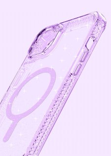 Чохол iTSkins for iPhone 14/13 SUPREME R SPARK with MagSafe Spark Light Purple (AP4N-MGSPA-SPLP)